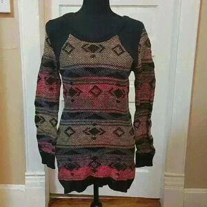 Maurices sweater southwest boho #0111E